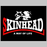 Skinhead a Way of Life čierne trenírky BOXER s tlačeným logom, top kvalita 95%bavlna 5%elastan